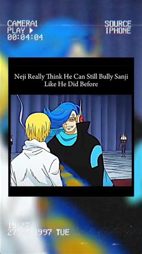 Neji Really Think He Can Still Bully Sanji Like He Did Before || Moment 🔥 #shorts #anime #onepiece