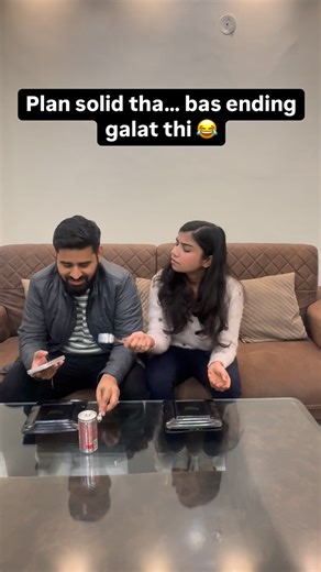 DIfoundhisKI Couple Content Creators on Instagram: "😂😅 . . . . . . . . . . . . . . . #foodcouplereels #funnyrelationshipreels #husbandwifehumor #relatablefoodmoments #couplecomedyreels #difoundhiski #instafood #foodiecouple #smartwife [funny couple food reel 2026, husband wife food comedy, relatable food sharing couple, desi couple funny food moments, food trick couple reel, instagram couple comedy algorithm 2026]"