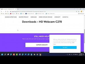 How to Download and Install Logitech HD Webcam C270 Driver on Windows PC and Mac