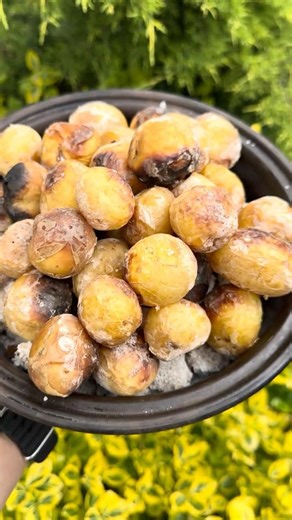 Salt-baked potatoes #potato #potatorecipe #food