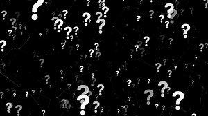 Question Mark Icon Background Loop