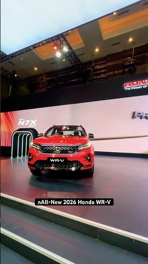 All-New 2026 Honda WR-V – Urban SUV Revealed #automotive