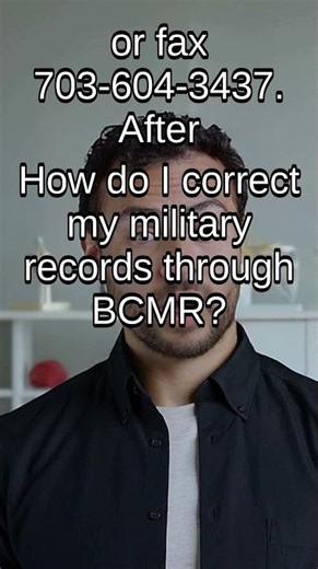 How to Correct Military Records with BCMR | DD149 Form