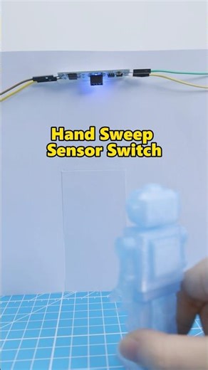 Smart Swipe, Instant Light - Watch How It Works!👋🏻👋🏻#arduino #diy #hand #electronic #module