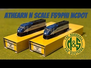Athearn N Scale F59PHI NCDOT