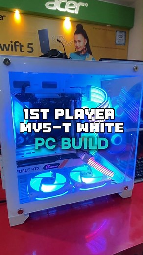 1st PLAYER MV5-T WHITE PC BUILD ▶CPU AMD RYZEN 5 5600 ▶GPU IGAME RTX 3050 ULTRA W DUO ▶MOTHERBOARD ASROCK B550M STEEL LEGEND ▶RAM XPG SPECTRIX DDR4 RGB 16GB ▶SSD COLORFUL CN700 1TB ▶PSU AVF APS R500 ▶1ST PLAYER NC8P ARGB EXTENSION CABLE ▶1ST PLAYER NC24P ARGB EXTENSION CABLE ▶CASE 1ST PLAYER MV5-T WHITE ▶MONITOR ACER ED320QR HBI ▶KEYBOARD CK350 ▶SPEAKER GAMING FREAK EVO R BOLEH WALK-IN KE KEDAI : 🏢 Lokasi: 🔥 Lasto Branches ⤵️ 📍 Lagenda Heights : 0143859838 ✅ Address : https://g.page/lastocomp