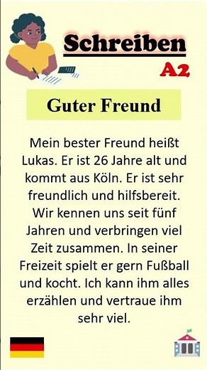 🎓 Goethe-Prüfung: Tipps für das Schreiben über gute Freundinnen