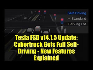 Tesla FSD v14.1.5 Update: Cybertruck Gets Full Self-Driving - New Features Explained