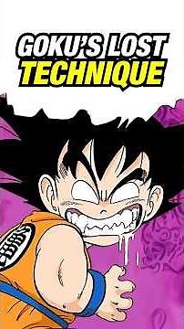 The Lost Goku Technique that NEVER Appeared in the Anime
