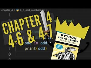Python Crash Course: Chapter 4 | Try It Yourself 4-6 & 4-7 | Beginner Walkthrough!