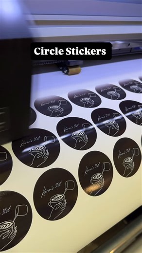 Las Vegas Stickers & Decals | Grafix Lab on Instagram: "Circle stickers 👌"