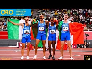Tokyo 2020 - ORO ITALIA Staffetta 4x100m - Radiocronaca di Maurizio Ruggeri (Rai Radio 1)