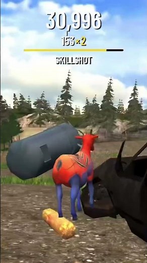 How to double jump in goat simulator #goatsimulator #gaming #goat #doublejump