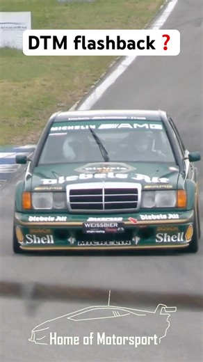 90‘s DTM flashback - Mercedes 190E Evo II DTM #dtm2025 #mercedes190e #racing #shorts