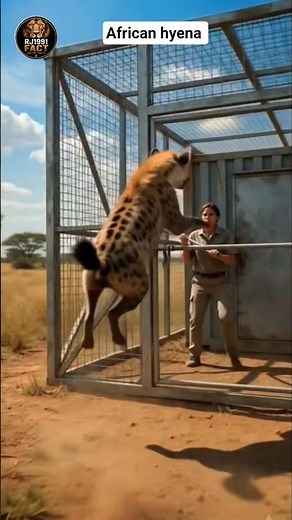 Hyena vs Human: The Ultimate Survival Challenge! 🐾🔥