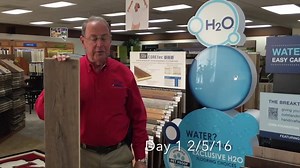 4.7K views · 85 reactions | If you are curious about how our Downs H20 floor stands up to our water bucket challenge, listen to what Dave from Dave Griggs Flooring America has to say! | Flooring America | Facebook