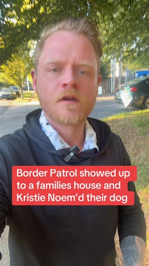 10K views · 357 reactions | Border Patrol showed up at a families house without a warrant, and Kristie Noem’d their dog. They were not here illegally. | Michael McDaniel | Facebook