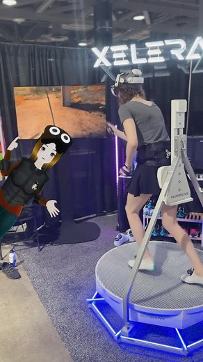 1.7K views · 610 reactions | this VR treadmills is crazy #quest3 #gaming #future #tech #real #vr | GingasVR | Facebook