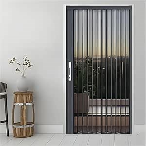 Retractable Aluminum Security Sliding Patio Screen Doors for Front Door Storm Door Garage Door Screen Screen Doors Screen Door Hardware Custom Size