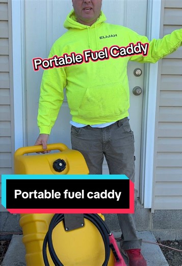 15 Gallon Portable Fuel Caddy for Easy Refueling