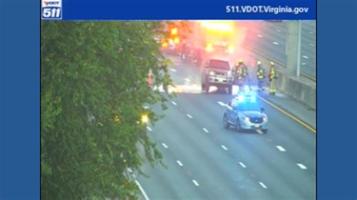 Vehicle fire causes lane closure, delays on I-264 in Norfolk