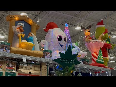 Christmas Display at Lowe’s 2025! Inflatables, Animations & more! #inflatables #christmasinflatables