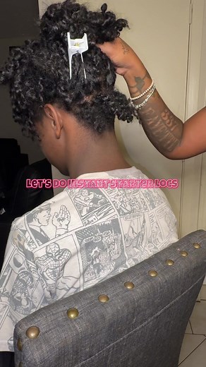 Instant Starter Locs Want to start your loc journey? If so click the link in my bio to schedule your appointment today. #instantlocsjourney #starterlocs #houstonlocstylist