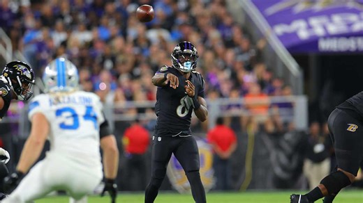 Highlights: Top Plays from Lamar Jackson's Three-Touchdown Game vs. Lions