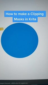 🤌How to make clipping masks in Krita!🤌 #krita #art #arttip #clippingmask #fypシ