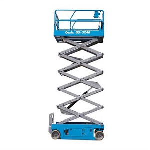 GS3246 Electric Scissor Lift E-drive - 32ft, 9.75m (11.75m WH) | THX - The Hire Xperts | Tool Hire