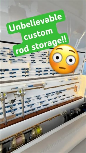 Custom rod storage that will blow your mind - #boat #fishing #fishingvideo