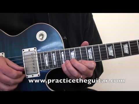 Guitar Soloing Lesson-How To Play-Enter Sandman-Metallica-Guitar Solo Lesson W/Tablature