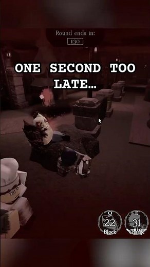 Being One Second Too Late To Block as Guest 1337... in Forsaken Roblox