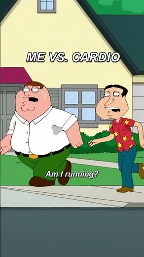 Peter griffin vs quagmire cardio #car #cartoon #familyguy #quagmire #goon