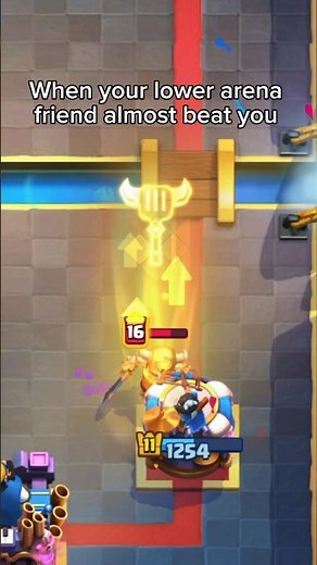 When your lower arena friend almost beat you 🥶