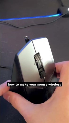 Turning wired mouse into wireless