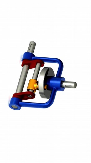 ⏎ #Reciprocating #oscillating #sliding #mechanism [Ref: DesignGuru, Youtube] classic #mechanical #industrial #design #engineering #LearnOnTikTok
