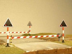 Modelleisenbahn Bahnschranke Einfachbarriere