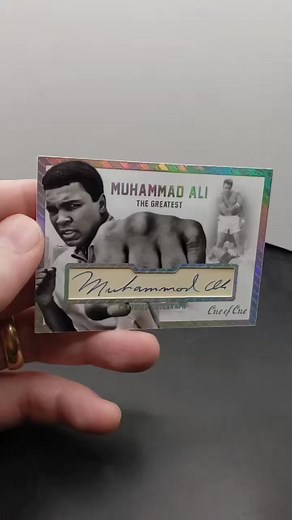 I was sent a Muhammad Ali autograph to create a special custom card for it. Here is what I came up with! #thegreatest #muhammadali #cassiusclay #boxing #goat #1of1 #oneofone #tanmanbaseballfan | Tanner Jones