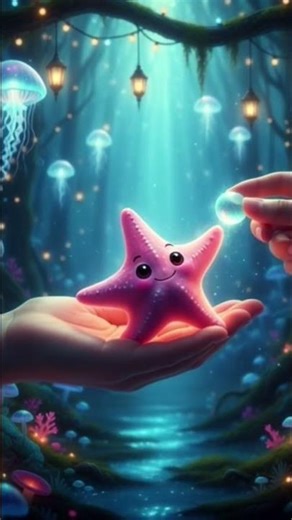 Baby Starfish Feeding