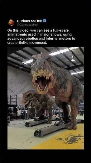 How This Animatronic T Rex Works 🦖