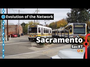 Sacramento's Light Rail Network Evolution