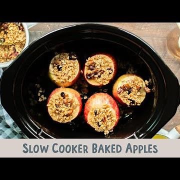 Slow Cooker Baked Apples