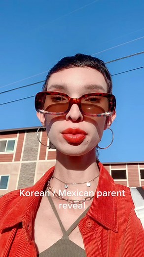 This is why I look like this. #greenscreen #mexican #korean #parentreveal #fairy #splice