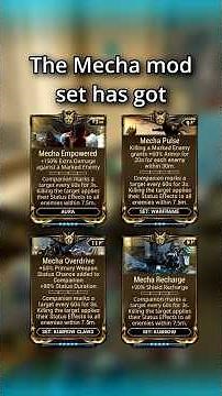 You should be using MECHA MODS! #shorts #warframe #gaming #streamer #wfcc