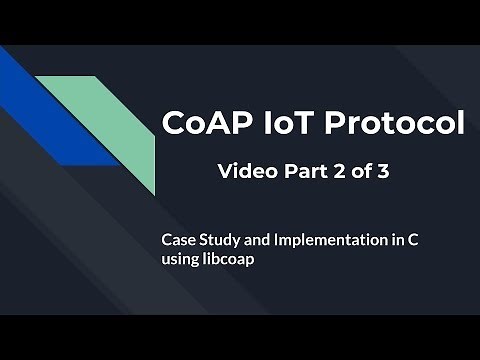 CoAP IoT Protocol: Implementation in C using libcoap Part 2 of 3