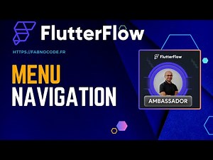 Menus in FlutterFlow