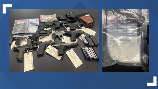 Deputy finds meth, firearms during welfare check along I-37 in Atascosa County