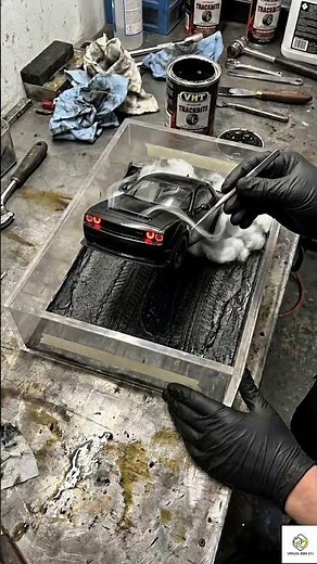 1,025 horsepower of pure American Muscle in solid glass! 😈💨 #diy