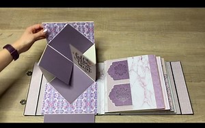 隐藏翻转卡Pop-Up Page with Sliding Card Tutorial DIY Pop-Up Scrapbook Album.mp4